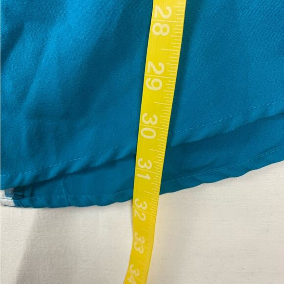 Steer West Mens XL vintage Button Down Shirt in Blue Red Geometric Patterns - Picture 9 of 9